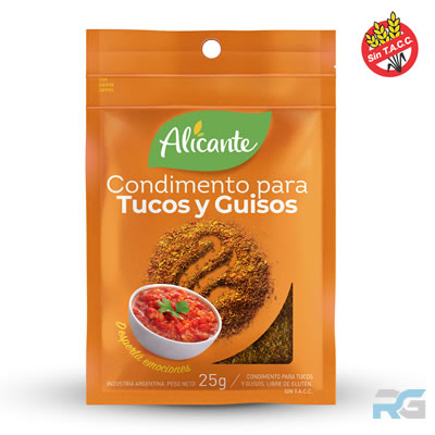 Condimento Alicante para Tuco y Guiso x 25gr